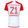 Virallinen Fanipaita FC Bayern München Lucas Hernandez 21 Kotipelipaita 2023-24 - Miesten
